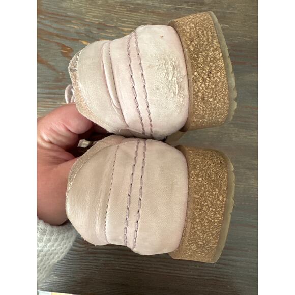 Women's Birkenstock Bend Low Nubuck Leather Sneakers in Pink size 40 Lagenlook - Picture 6 of 7